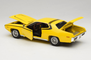 Plymouth Satellite Daisy Dukes of Hazzard Auto World 1:18 AWSS105/06 Metāls — attēls 5 no 8