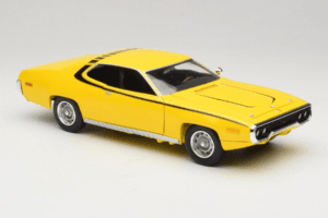 Plymouth Satellite Daisy Dukes of Hazzard Auto World 1:18 AWSS105/06 Metāls — attēls 6 no 8