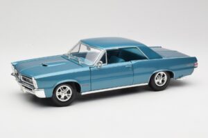 Pontiac GTO Hurst Edition Zils Maisto 1:18 531885 Metāls