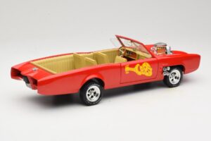 Pontiac GTO Monkeemobile Sarkans ERTL 1:18 33150 Metāls — attēls 3 no 8