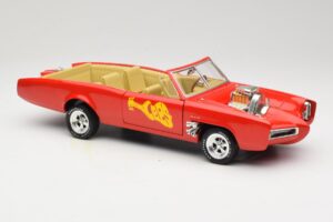 Pontiac GTO Monkeemobile Sarkans ERTL 1:18 33150 Metāls — attēls 6 no 8