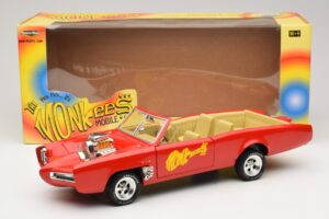 Pontiac GTO Monkeemobile Sarkans ERTL 1:18 33150 Metāls — attēls 8 no 8