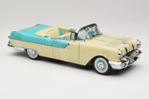 Pontiac Star Chief I Love Lucy Nautilus Blue Balts Sun Star 1:18 5057 Metāls — attēls 5 no 7