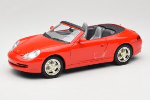 Porsche 911 996 Kabriolets Sarkans Mira 1:18 6930 Metāls