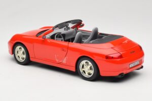 Porsche 911 996 Kabriolets Sarkans Mira 1:18 6930 Metāls — attēls 7 no 8
