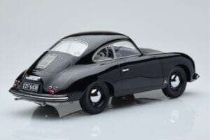 Porsche 356 Melns Norev 1:18 187451 Metāls — attēls 2 no 6