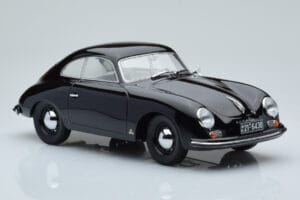 Porsche 356 Melns Norev 1:18 187451 Metāls — attēls 4 no 6