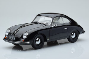 Porsche 356 Melns Norev 1:18 187451 Metāls