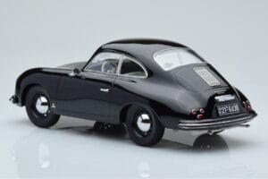 Porsche 356 Melns Norev 1:18 187451 Metāls — attēls 5 no 6
