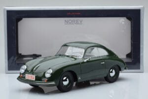 Porsche 356 Zaļš Norev 1:18 187453 Metāls — attēls 6 no 6