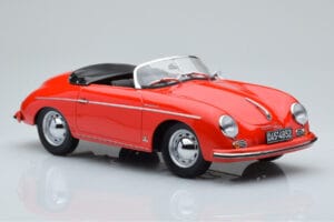 Porsche 356 Speedster Sarkans Norev 1:18 187461 Metāls — attēls 4 no 6