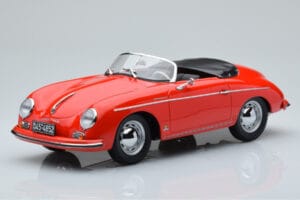 Porsche 356 Speedster Sarkans Norev 1:18 187461 Metāls