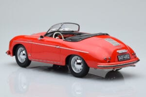 Porsche 356 Speedster Sarkans Norev 1:18 187461 Metāls — attēls 5 no 6