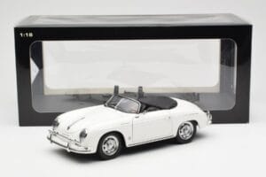 Porsche 356A Speedster Balts AUTOart 1:18 77862 Metāls — attēls 8 no 8