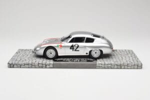 Porsche 356B 1600 GS Carrera GTL Abarth #42 H. Herrmann / H. Linge Targa Florio 1962 Minichamps 1:18 107626842 Sveķi — attēls 3 no 6