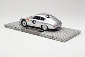 Porsche 356B 1600 GS Carrera GTL Abarth #42 H. Herrmann / H. Linge Targa Florio 1962 Minichamps 1:18 107626842 Sveķi — attēls 5 no 6