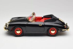 Porsche 356B Kabriolets Melns Bburago 1:18 3031D Metāls — attēls 4 no 8