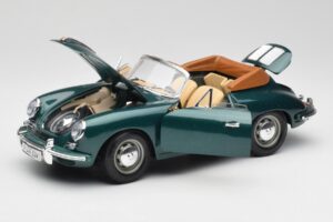 Porsche 356B Kabriolets Zaļš Bburago 1:18 3051-M1 Metāls — attēls 2 no 8