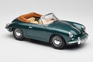 Porsche 356B Kabriolets Zaļš Bburago 1:18 3051-M1 Metāls — attēls 6 no 8