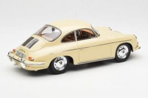Porsche 356B Carrera 2 Ziloņkauls GT Spirit 1:18 GT010ZM Sveķi — attēls 2 no 6