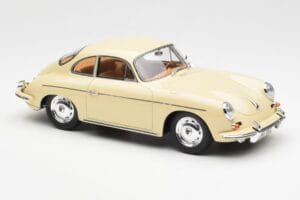 Porsche 356B Carrera 2 Ziloņkauls GT Spirit 1:18 GT010ZM Sveķi — attēls 4 no 6