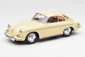 Porsche 356B Carrera 2 Ziloņkauls GT Spirit 1:18 GT010ZM Sveķi