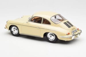 Porsche 356B Carrera 2 Ziloņkauls GT Spirit 1:18 GT010ZM Sveķi — attēls 5 no 6
