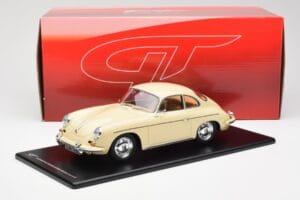 Porsche 356B Carrera 2 Ziloņkauls GT Spirit 1:18 GT010ZM Sveķi — attēls 6 no 6