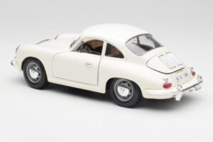 Porsche 356B Balts Bburago 1:18 3021-M3 Metāls — attēls 7 no 8