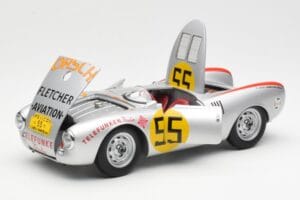 Porsche 550-1500 RS Spyder #55 H. Herrmann Carrera Panamericana 1954 AUTOart 1:18 85470 Metāls — attēls 2 no 8