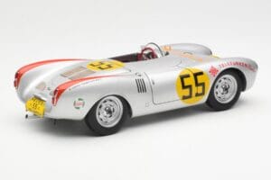 Porsche 550-1500 RS Spyder #55 H. Herrmann Carrera Panamericana 1954 AUTOart 1:18 85470 Metāls — attēls 3 no 8