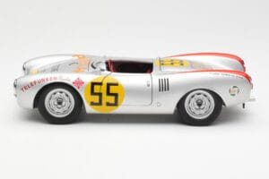 Porsche 550-1500 RS Spyder #55 H. Herrmann Carrera Panamericana 1954 AUTOart 1:18 85470 Metāls — attēls 4 no 8