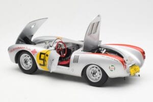 Porsche 550-1500 RS Spyder #55 H. Herrmann Carrera Panamericana 1954 AUTOart 1:18 85470 Metāls — attēls 5 no 8