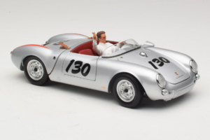 Porsche 550 A Spyder Little Bastard James Dean Schuco 1:18 450033200 Metāls — attēls 6 no 8