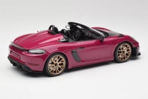 Porsche 718 982 Spyder RS Weissach Package Ruby Star Neo GT Spirit 1:18 GT486 Sveķi — attēls 2 no 6