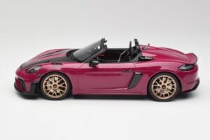 Porsche 718 982 Spyder RS Weissach Package Ruby Star Neo GT Spirit 1:18 GT486 Sveķi — attēls 3 no 6