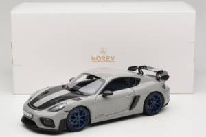 Porsche 718 Cayman 982 GT4 RS Weissach Package Chalk Norev 1:18 187253 Metāls — attēls 8 no 8