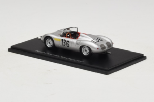 Porsche 718 RS 61 #136 S. Moss / G. Hill Porsche KG Targa Florio 1961 Spark 1:43 S4149 Sveķi — attēls 3 no 4