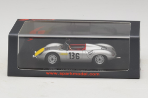 Porsche 718 RS 61 #136 S. Moss / G. Hill Porsche KG Targa Florio 1961 Spark 1:43 S4149 Sveķi — attēls 4 no 4