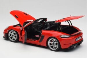 Porsche 718 Spyder RS Guards Red Norev 1:18 187271 Metāls — attēls 5 no 8