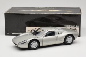 Porsche 904 GTS Sudrabs Minichamps 1:18 180067722 Metāls — attēls 8 no 8