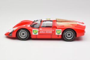 Porsche 906E BP World Record Runs Monza 1967 Minichamps 1:18 100676100 Metāls — attēls 4 no 8