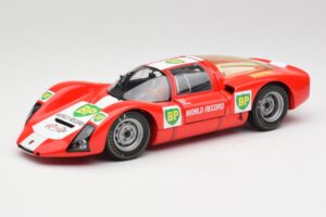 Porsche 906E BP World Record Runs Monza 1967 Minichamps 1:18 100676100 Metāls
