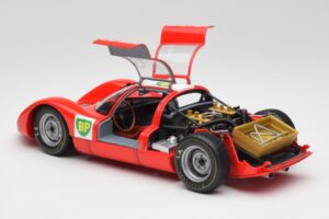 Porsche 906E BP World Record Runs Monza 1967 Minichamps 1:18 100676100 Metāls — attēls 5 no 8
