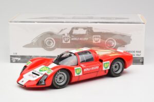 Porsche 906E BP World Record Runs Monza 1967 Minichamps 1:18 100676100 Metāls — attēls 8 no 8