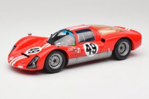 Porsche 906K #49 R. Vogele / J. Siffert 12 Hours of Sebring 1966 Minichamps 1:18 100666149 Metāls