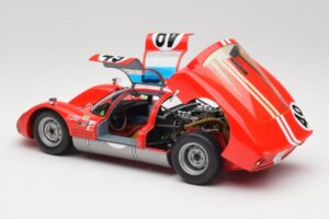 Porsche 906K #49 R. Vogele / J. Siffert 12 Hours of Sebring 1966 Minichamps 1:18 100666149 Metāls — attēls 5 no 8