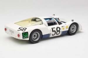 Porsche 906K #58 G. Klass / R. Stommelen 24 Hours of Le Mans 1966 Minichamps 1:18 100666158 Metāls — attēls 3 no 8