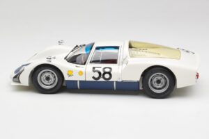 Porsche 906K #58 G. Klass / R. Stommelen 24 Hours of Le Mans 1966 Minichamps 1:18 100666158 Metāls — attēls 4 no 8