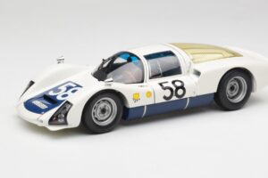 Porsche 906K #58 G. Klass / R. Stommelen 24 Hours of Le Mans 1966 Minichamps 1:18 100666158 Metāls